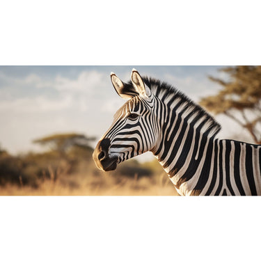 Coloured Zebra Painting